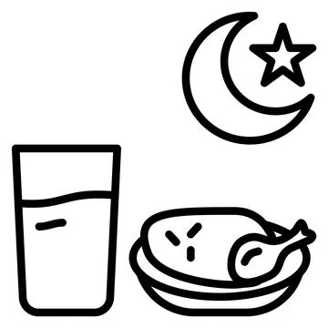 Pre-dawn meal Stock Illustration