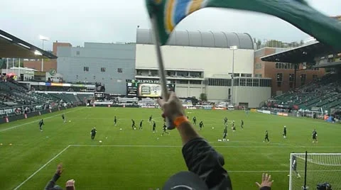 Pre Game Cheer Stock Footage 12421564