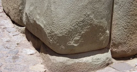 Pre-Inca Wall in the City of Cusco Stock-Footage 78909212