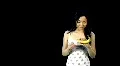 Pre keyed green screen Asian Woman - Banana gun humor HD Footage