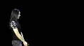 Pre keyed green screen Asian under cover cop and vixen - 6 HD Footage
