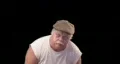 Pre-Keyed Humor - man pops up into frame HD Footage