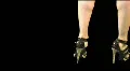 Pre-keyed Sexy legs and sexy feet. - 2 HD Footage