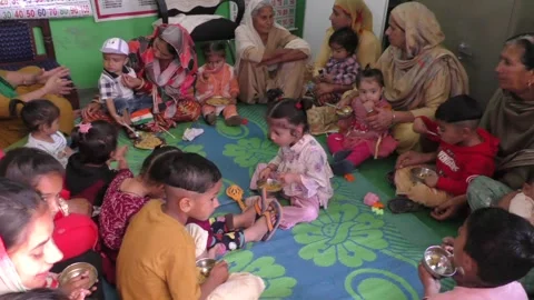 Pre nursery school Stock Footage 315121547