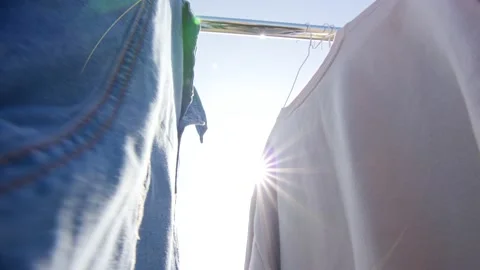 Pre owned clothes Video stock 221686108