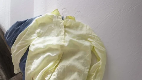 Pre owned clothes Stock Footage 221686632