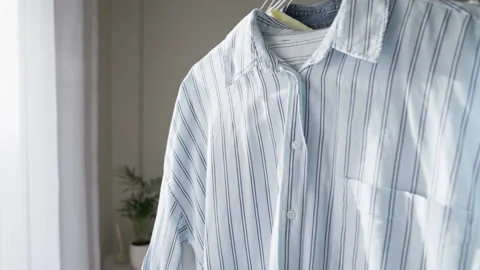 Pre owned clothes Video stock 221686650