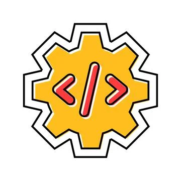 Pre programmed features color icon vector illustration Stock Illustration