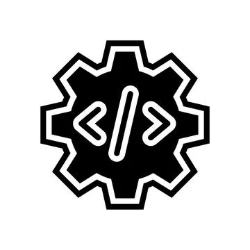 Pre programmed features glyph icon vector illustration Stock Illustration