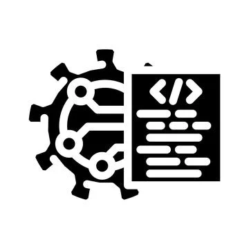 Pre programmed features glyph icon vector illustration 스톡 일러스트