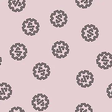 Pre programmed features line seamless pattern 스톡 일러스트