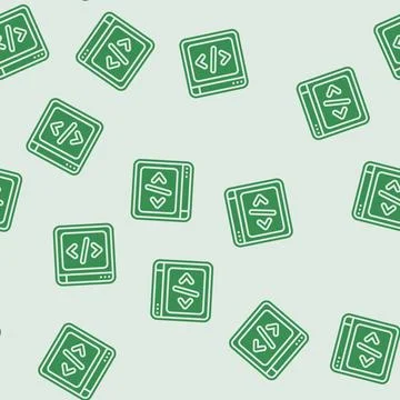 Pre programmed modes glyph seamless pattern イラスト素材