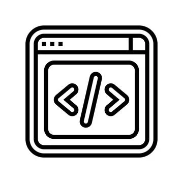 Pre programmed modes line icon vector illustration Illustrazione stock