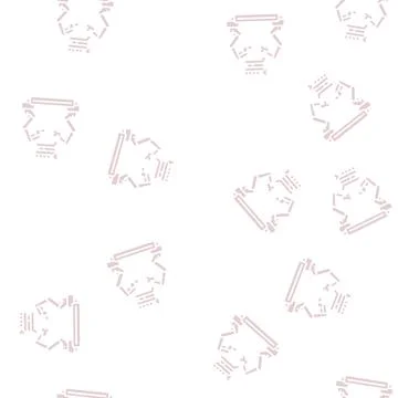 Pre-programmed robot glyph seamless pattern 스톡 일러스트