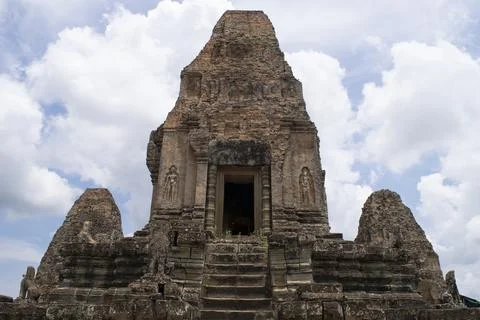 Pre rup temple angkor ancient khmer architecture cambodia Stock Photos
