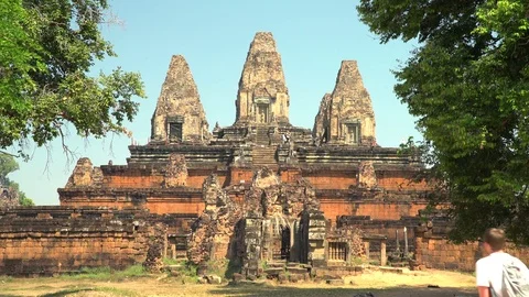 Pre Rup Temple, Angkor, Siem Reap, Cambodia Stock-Footage 77196142