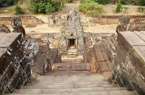 Pre Rup temple ruins Stock Photos