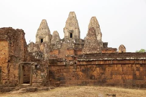 Pre Rup temple ruins Stock Photos