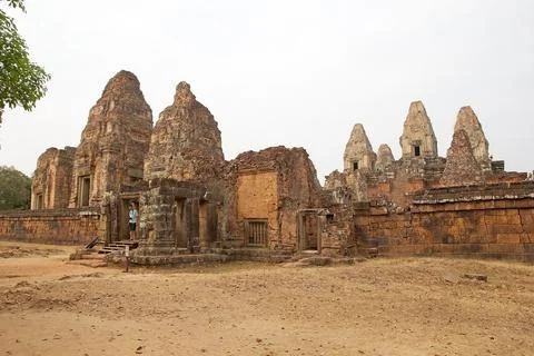 Pre Rup temple ruins Stock Photos
