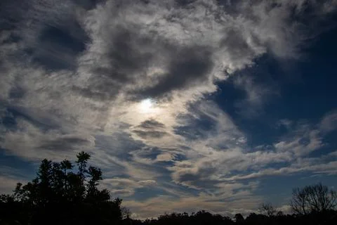 Pre-storm cloudscape Stock Photos