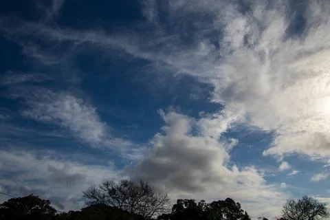 Pre-storm cloudscape Stock Photos