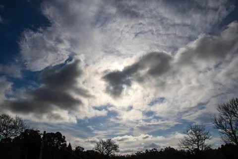 Pre-storm cloudscape Stock Photos