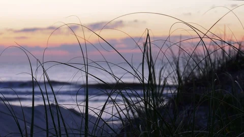 Pre Sunrise over the ocean Stock Footage 89231826