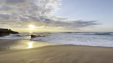 Pre-Sunset Light on the Beach Stock Footage 314946261