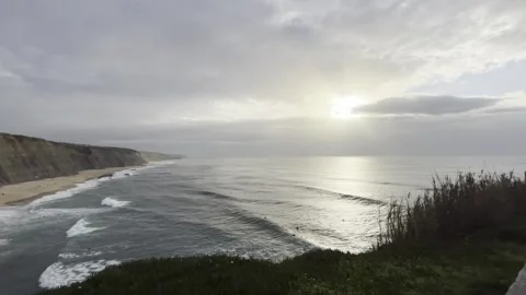 Pre-Sunset Light on the Beach Stock Footage 314946262