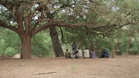 Preaching under a tree 動画素材 59796565