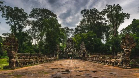Preah Khan 스톡 사진