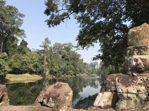 Preah Khan Temple Stock Photos