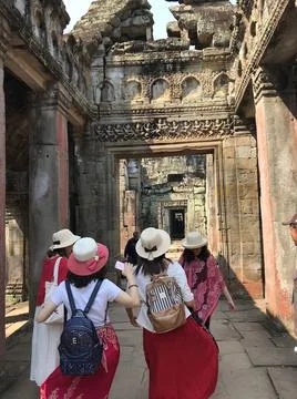 Preah Khan Temple Stock Photos