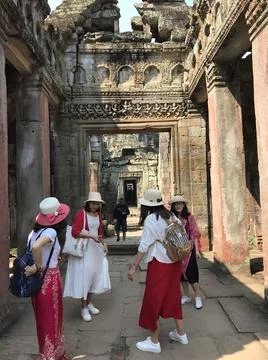 Preah Khan Temple Stock Photos