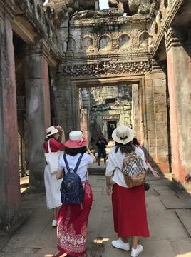 Preah Khan Temple Stock Photos