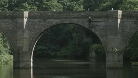 Prebends Bridge Durham 03 스톡 동영상 80118394