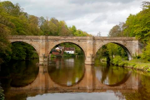 Prebends Bridge Reflection Stock Photos