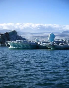 Precarious iceberg Foto stock