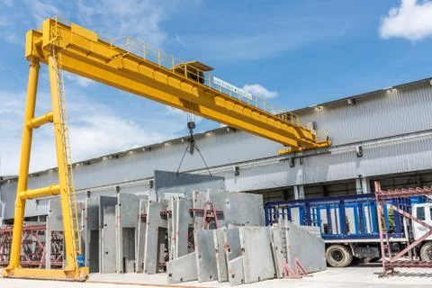 Precast concrete wall panel Stock Photos