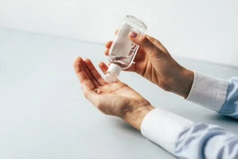 Precautions during the epidemic. Stock Photos