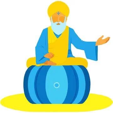 Precept Learning Sikhism Truth Compassion Stock Illustration