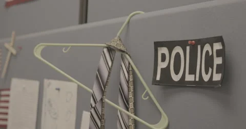 Precinct Office Decor 4K Stock Footage 146247878