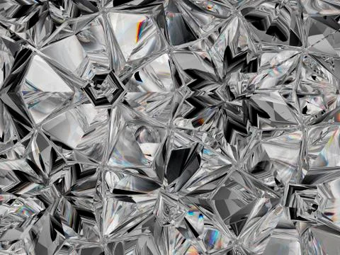 Precious Gemstone closeup texture and kaleidoscope Stock Illustration