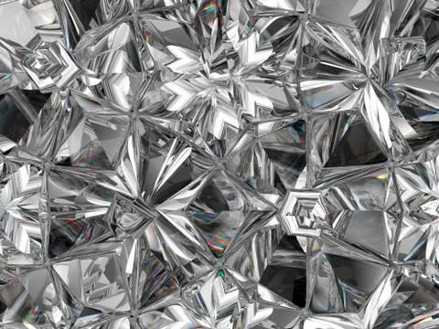 Precious Gemstone closeup texture and kaleidoscope Stock Photos