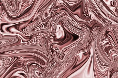 Precious metal flow image. Marble abstract background digital illustration. L Stock Illustration