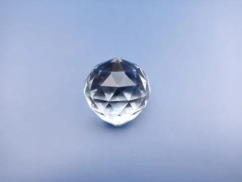 Precious stone on blue background  Foto stock