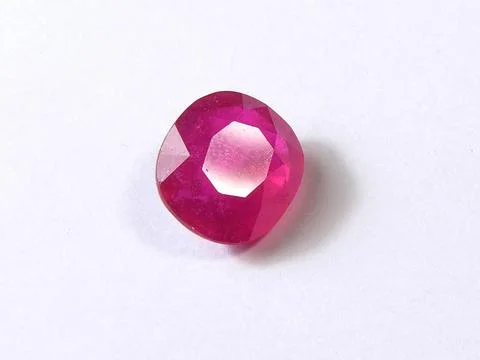 Precious stone (gems), ruby, manak, representative of sun in astrology, In... Stock Photos