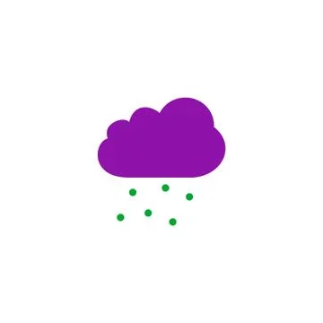 Precipitation Icon Vector Stock Illustration