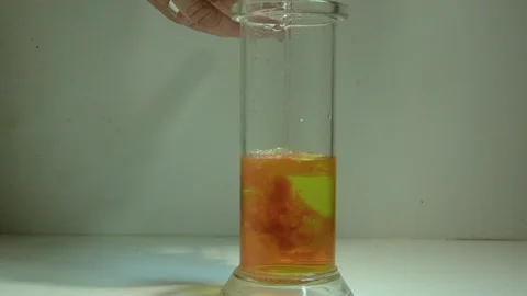 Precipitation reaction Stock Footage 90946165