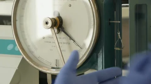 Precise medical scales Stock Footage 11128859